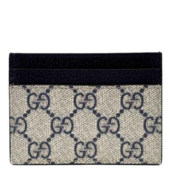 Gucci  Ophidia GG Canvas Card Case Navy Blue 523159 - Picture 4 of 13